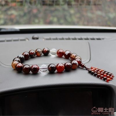 【子煬車飾天然龍紋瑪瑙佛珠汽車檔位掛件汽車掛飾汽車內(nèi)飾用品檔位珠1.6mm】浦江縣子煬電子商務(wù)商行 - 產(chǎn)品庫